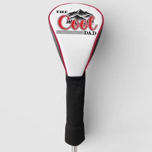 Der coole Vater Golf Headcover (Vorderseite)