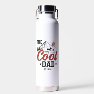 Der Coole Vater - Rustikales Gebirge und Hirschdes Trinkflasche