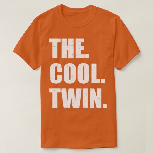 Der coole Zwilling T-Shirt (Design vorne)