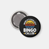 Der Coolste Bingo-Anrufer der Welt Magnet (Vorderseite/Rückseite)