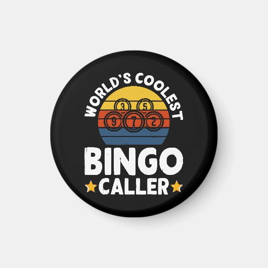 Der Coolste Bingo-Anrufer der Welt Magnet (Vorne)