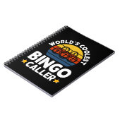 Der Coolste Bingo-Anrufer der Welt Notizblock (Linke Seite)