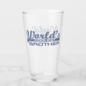 Der Coolste Bruder der Welt Glas (Rückseite)