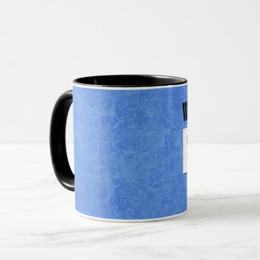 Der coolste CHEF der Welt blauer Tasse (Vorderseite Links)