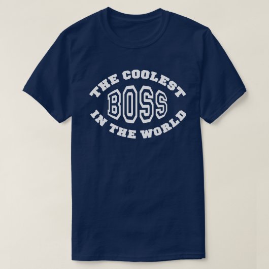Der coolste Chef in der Welt T-Shirt (Design vorne)