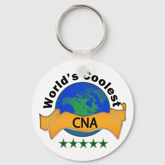 Der Coolste CNA der Welt Schlüsselanhänger (Vorderseite)