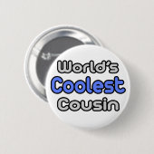 Der Coolste Cousin der Welt Button (Vorne & Hinten)