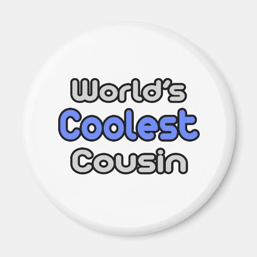 Der Coolste Cousin der Welt Magnet (Vorne)