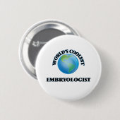 der COOLSTE eMBRYOLOGIST der Welten Button (Vorne & Hinten)