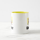 Der coolste Gärtner der Welt Zweifarbige Tasse (Mittel)