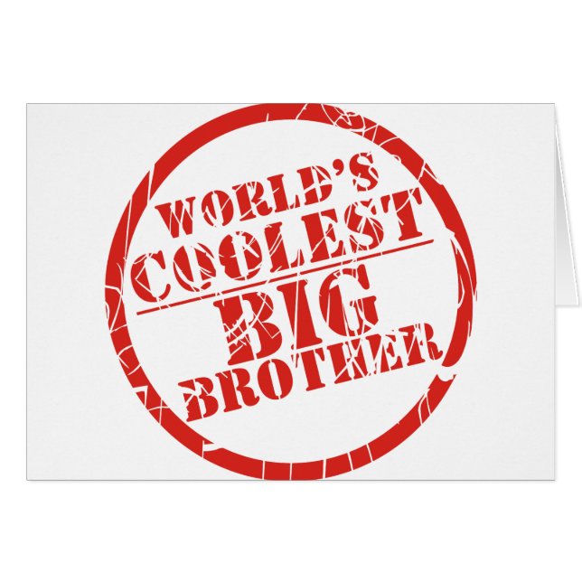 Der coolste große Bruder der Welt (Vorderseite (Horizontal))