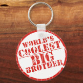 Der Coolste Große Bruder der Welt Schlüsselanhänger (Vorderseite)