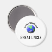Der Coolste große Onkel der Welt Magnet (Vorderseite/Rückseite)