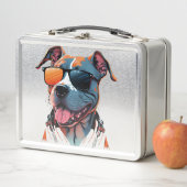 Der coolste Hund der Welt Metall Brotdose (Beispiel)