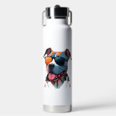 Der coolste Hund der Welt Trinkflasche (Vorderseite)