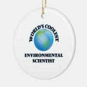 Der coolste Klimawissenschaftler der Welt Keramikornament (Links)