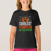 Der Coolste Kürbis im Patch-Halloween-Party T-Shirt (Vorderseite)
