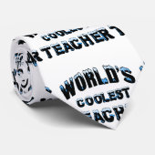 Der coolste Lehrer der Welt Krawatte (Gerollt)