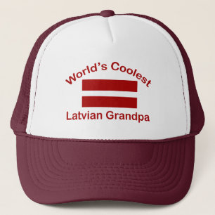 Der coolste lettische Großvater der Welt Truckerkappe