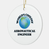 der COOLSTE Luftfahrtingenieur der Welten Keramikornament (Links)