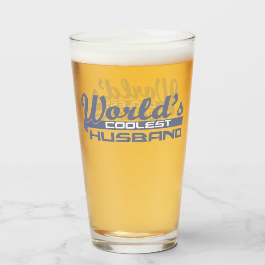 Der Coolste Mann der Welt Glas (Vorne (Gefüllt))