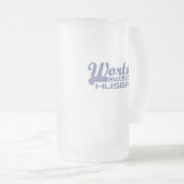 Der Coolste Mann der Welt Mattglas Bierglas (VorderseiteRechts)