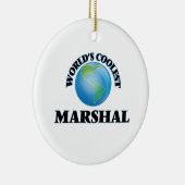 Der coolste Marschall der Welt Keramik Ornament (Rechts)