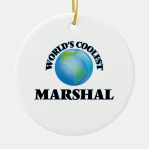 Der coolste Marschall der Welt Keramik Ornament