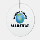 Der coolste Marschall der Welt Keramik Ornament (Links)