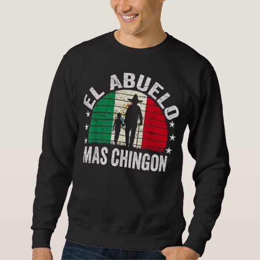 Der coolste mexikanische Opa Cinco De May Sweatshirt (Vorderseite)