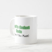 Der coolste Onkel der Welt Kaffeetasse (Vorderseite Links)