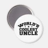 Der coolste Onkel der Welt Magnet (Vorderseite/Rückseite)