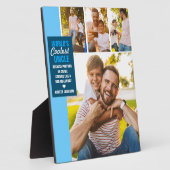 Der Coolste Onkel der Welt | Moderne FotoCollage Fotoplatte (Seite)