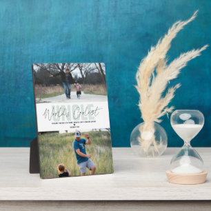 Der Coolste Onkel der Welt   Moderne FotoCollage Fotoplatte