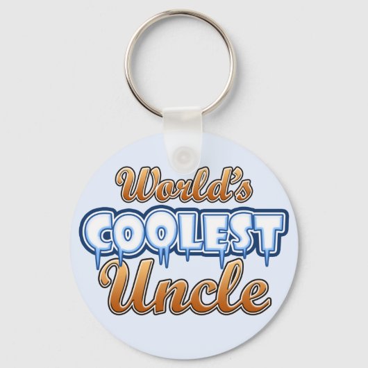 Der Coolste Onkel der Welt Schlüsselanhänger (Vorderseite)