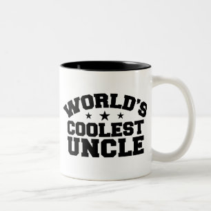 Der coolste Onkel der Welt Zweifarbige Tasse