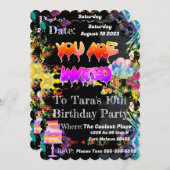 Der Coolste Ort der Personalisierten Einladung (Vorne/Hinten)