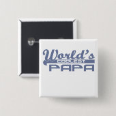 der coolste Papa der Welt Button (Vorne & Hinten)