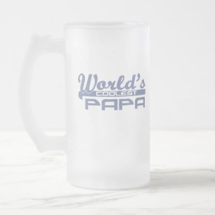 Der coolste Papa der Welt Mattglas Bierglas