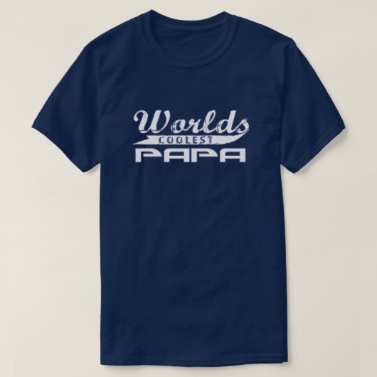 Der coolste Papa der Welt T-Shirt (Design vorne)