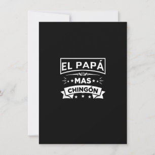 Der coolste Papa Lustige spanische mexikanische Vä Einladung