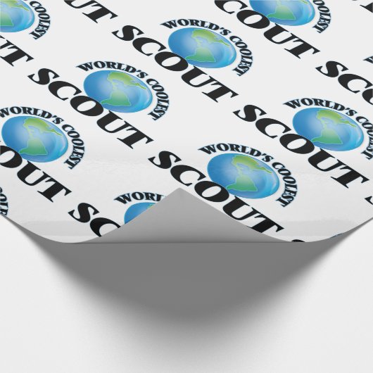 Der coolste Pfadfinder der Welt Geschenkpapier (Ecke)