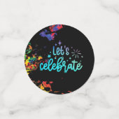 Der Coolste Platz Personalisiert Confetti Konfetti (Klein Vorderseite)