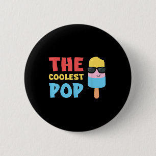 Der coolste Pop aller Zeiten Lustiger Vatertag für Button