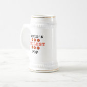 Der coolste Pop der Welt Bierglas (Vorderseite Links)