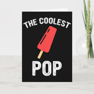 Der coolste Pop-Vatertag Lustig Weltbestes Karte