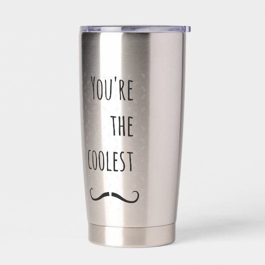 Der coolste Schnurrbart Thermobecher (Links)