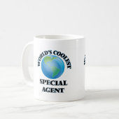 Der coolste spezielle Agent der Welt Kaffeetasse (Vorderseite Links)