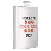 Der coolste Vater der Welt Flachmann (Rechts)