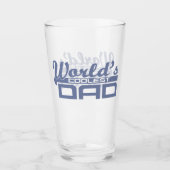 Der Coolste Vater der Welt Glas (Vorderseite)